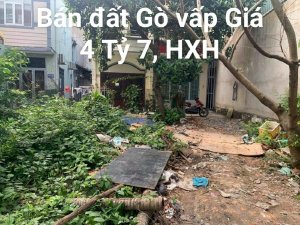 Bán đất HXH đường Phan Huy Ích, Phường 14, Gò Vấp - Giá 4.7 Tỷ