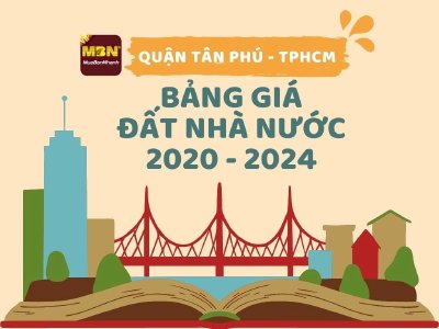 Bảng giá đất nhà nước quận Tân Phú, TP.HCM giai đoạn 2020 - 2024