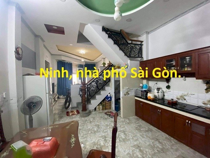 Nhà HXT 12 m, Bình Long, Phú Thạnh, Tân Phú, 56m2, 4 tầng. Ninh nhà phố.