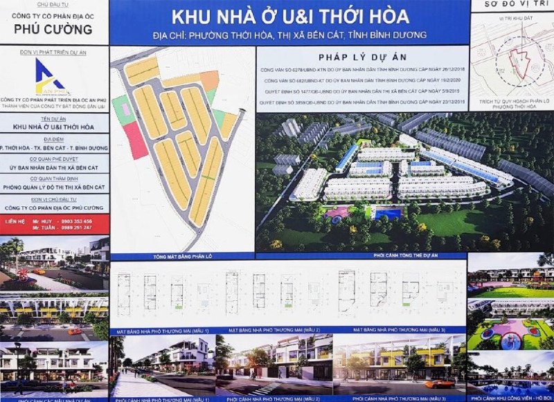 Đất thới Hòa, Nhà ở U&I TX. Bến Cát, gần ĐH Việt Đức