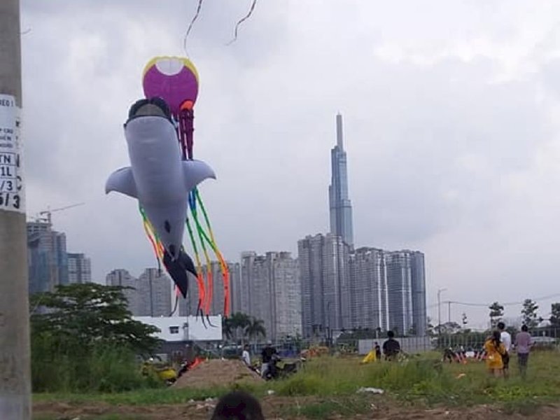 Thủ Thiêm hướng view căn hộ chung cư The Landmark 81 Vinhomes Central Park, Quận Bình Thạnh