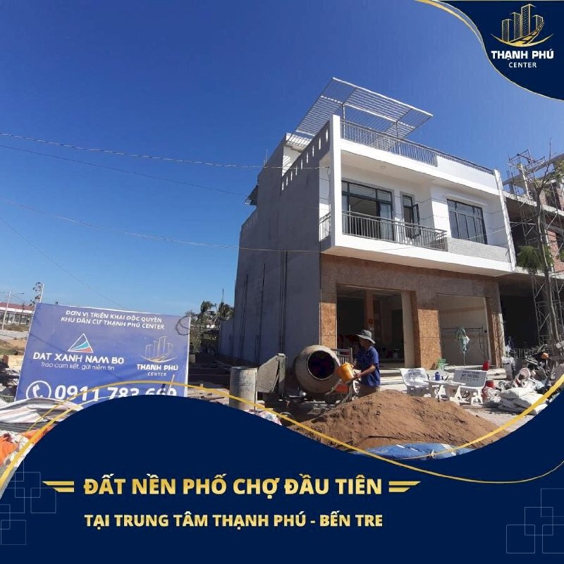 Bến Tre – Đất nền đô thị mới ven biển – Mặt tiền chợ giá 18tr/m2!