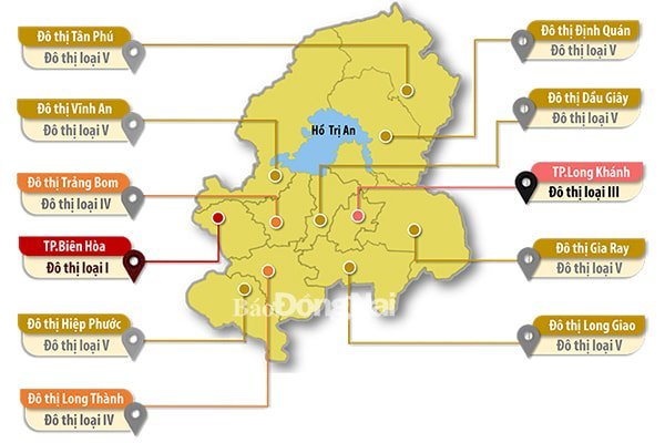 Thực trạng hệ thống đô thị ở Đồng Nai - Ảnh: 2