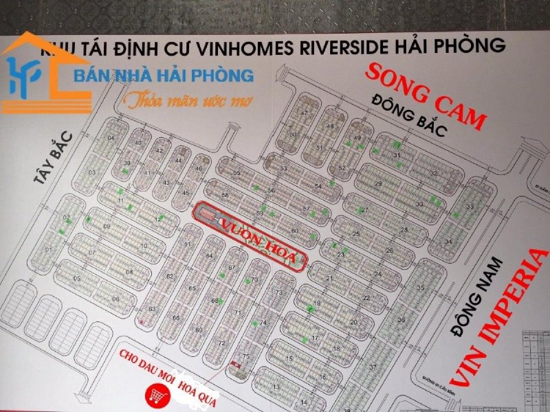 Bán lô đất 50m2 vị trí đẹp tái định cư Vinhomes Riverside, Sở Dầu giá chỉ 2,26 tỷ-