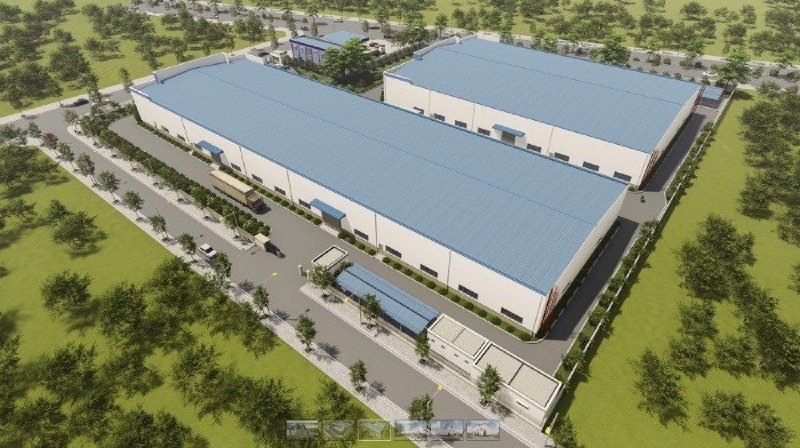 Cho thuê nhà xưởng mới xây dựng KCN Tiên Sơn, lô góc 3 mặt tiền DT 8000m2