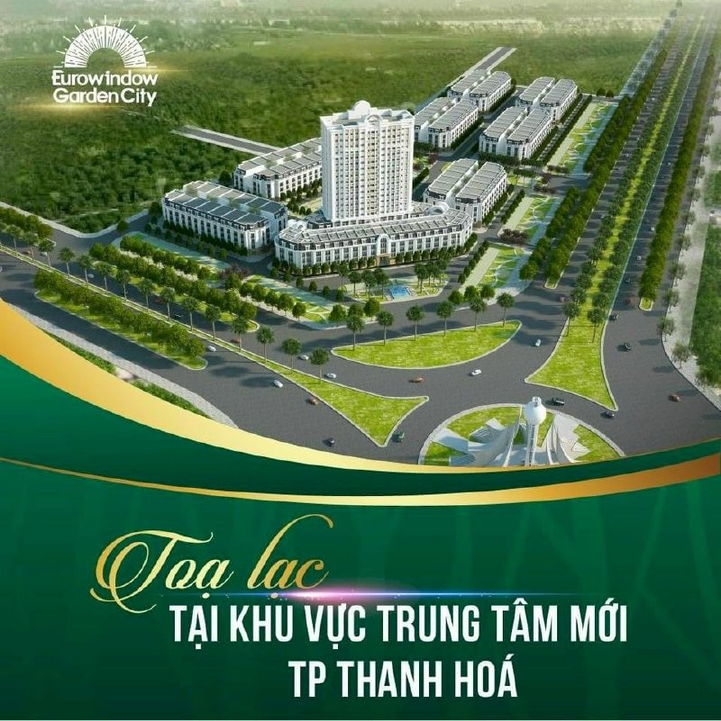 Nhà phố thương mại 2 mặt tiền đối điện big C Thanh Hóa