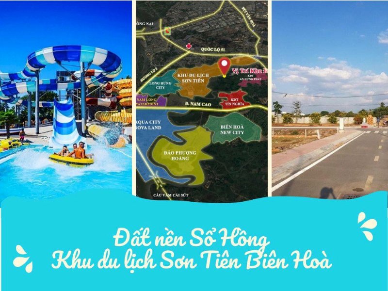 Bán đất đối diện kdl sơn tiên shr sẵn thổ cư hết đất giá 1tỷ3