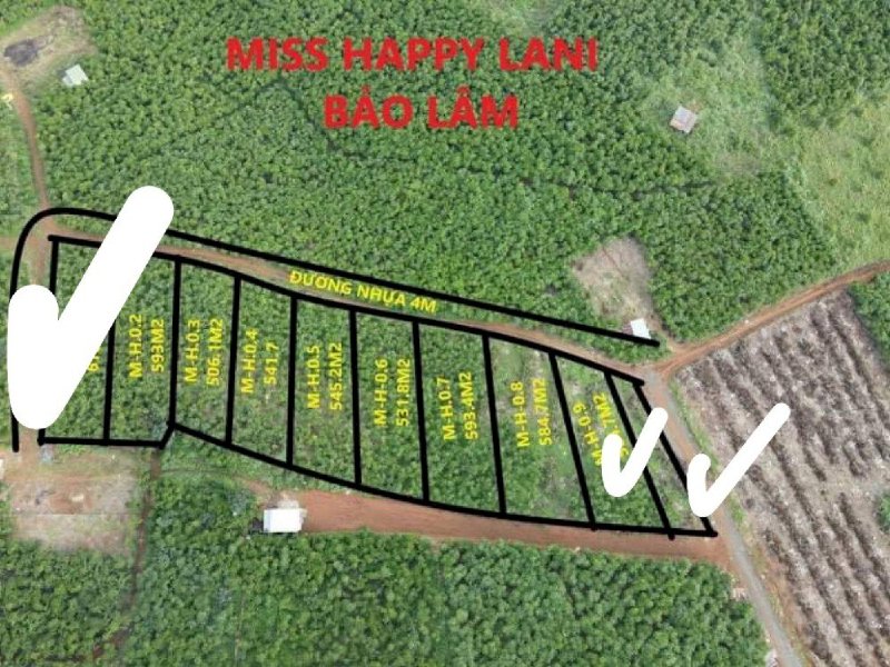 Mua bán nhà đất nhanh Lộc Đức 558m2 view hồ Bảo Lâm Lâm Đồng sổ chính chủ