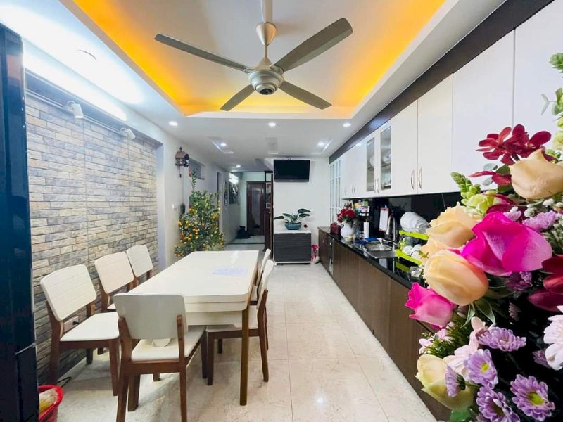 Nhà Đẹp Ở Ngay, Nội Thất Xin, Gần Ô Tô Tránh + Bán Gấp Nhà Thái Hà Đống Đa 5 Tầng Mặt Tiền 3.5m