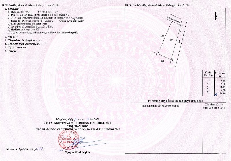 Bán đất ngay cổng kcn Bàu Xéo mt đường 14m thuộc khu chợ buôn bán kinh sầm uất shr sẵn giá 1tỷ390