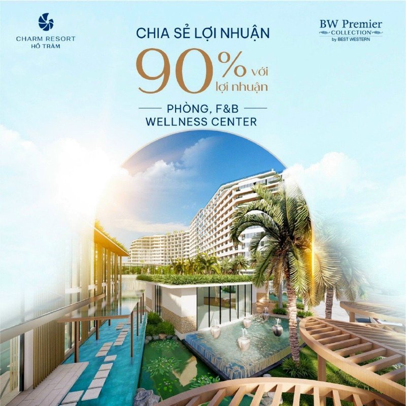 Bán Villa Charm Resort Hồ Tràm, View biển, giá thật từ 20,3 tỷ, có cam kết lợi nhuận từ NamA