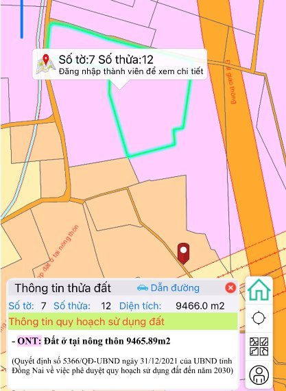 Đất ở 1500m2, Chỉ 2.3 tr.m2, Nằm trên đường dẫn vào sân bay Long Thành