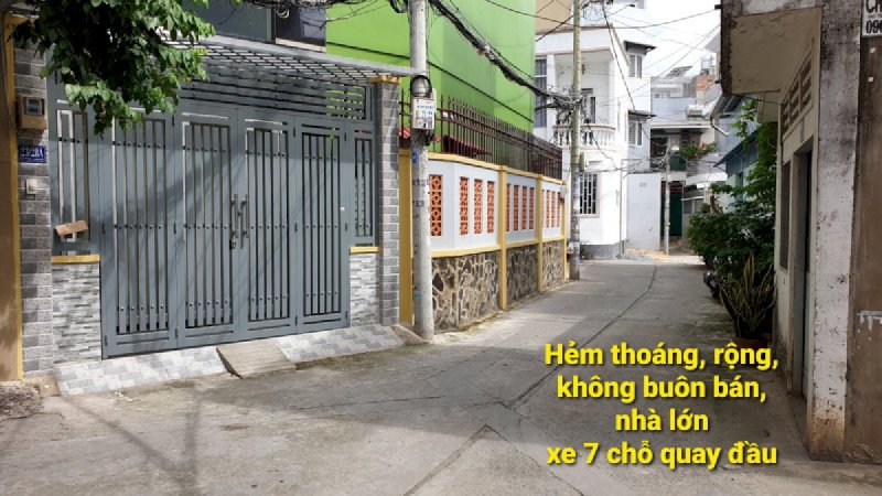 Bán nhà hẻm xe hơi 7 chổ, đường Nơ Trang Long, P. 7, Q. Bình Thạnh