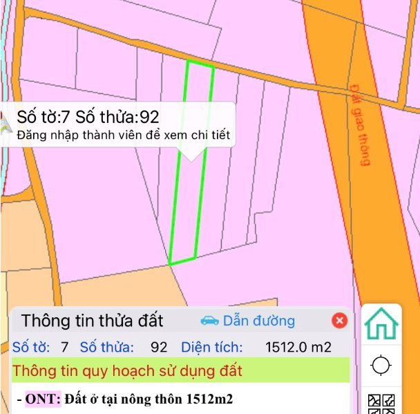 Đất ở có thổ cư 1510m2, Chỉ 3.66 tỷ, Cách sân bay Long Thành 5km