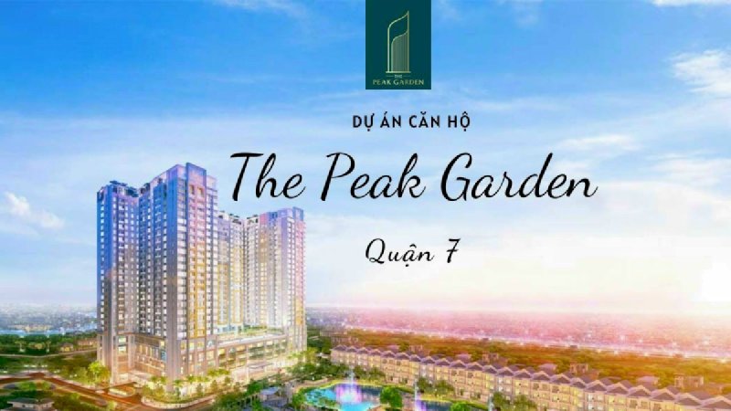 CC The Peak Garden Q7, giá chỉ từ 45tr/m2, bàn giao cơ bản cao cấp, giỏ hàng giá tốt.