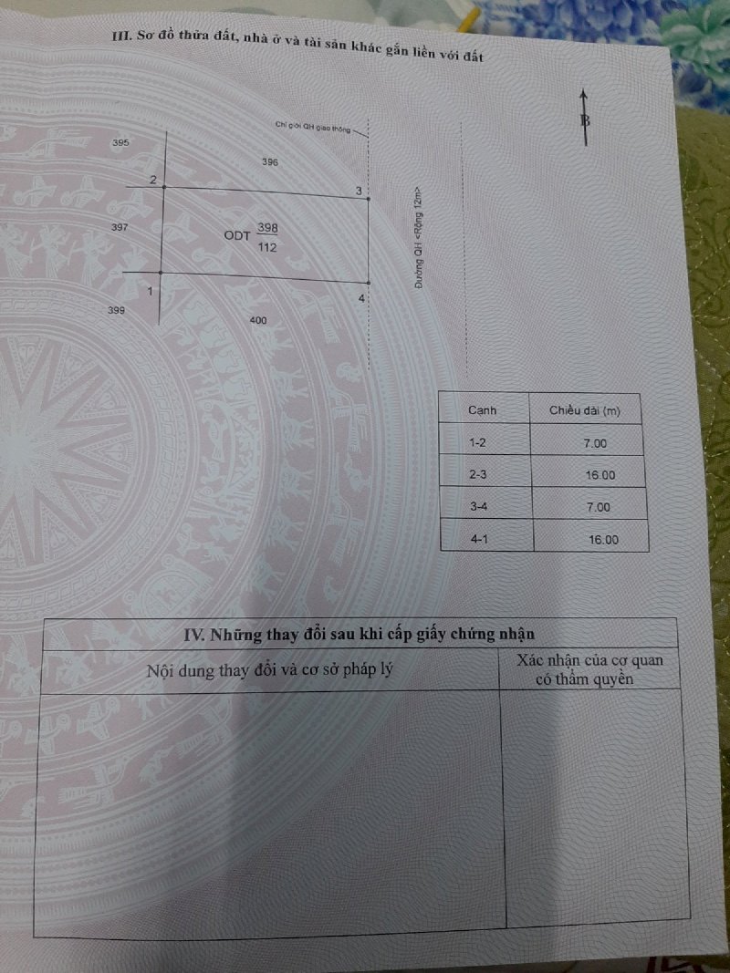 Lô TC 100%, 7*16m Đg Nguyễn Cơ Thạch, Khu Tái Định Cư, gần Big C, gần đg Nguyễn Thị Định