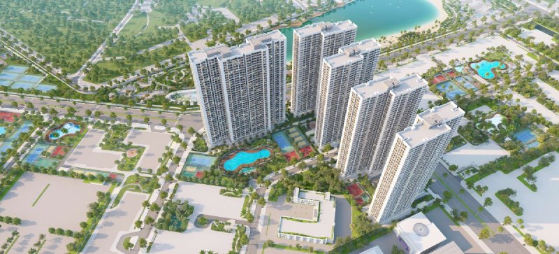 Chung cư view mặt hồ 10,2ha ngay tại dự án Vinhomes SmartCity.