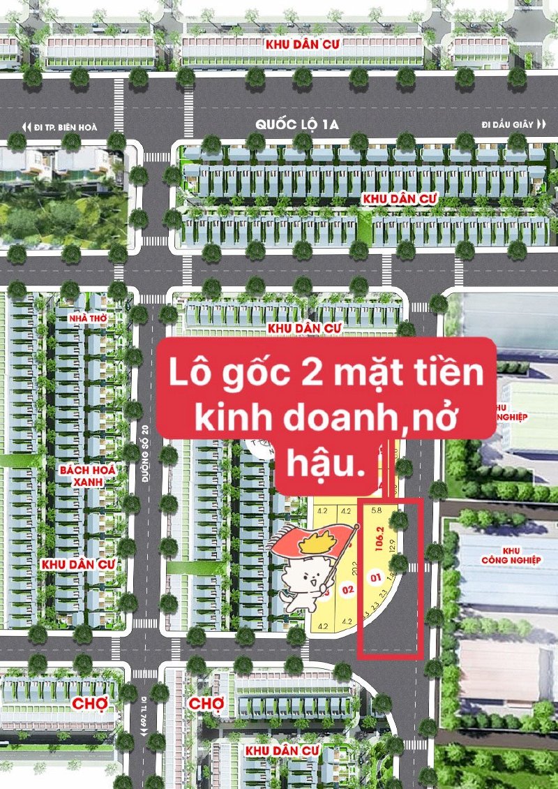 Đất rẻ đường D20 đi sân bay quốc tế Long Thành ngay Hưng Thịnh, Trảng Bom