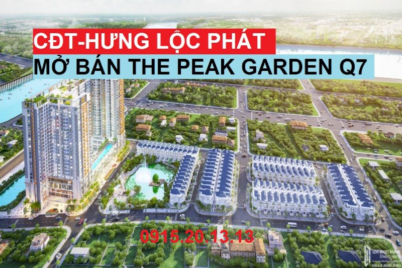 The Peak Garden Quận 7 Căn hộ 3PN, 2WC giá 4.9 - 5.5 tỷ