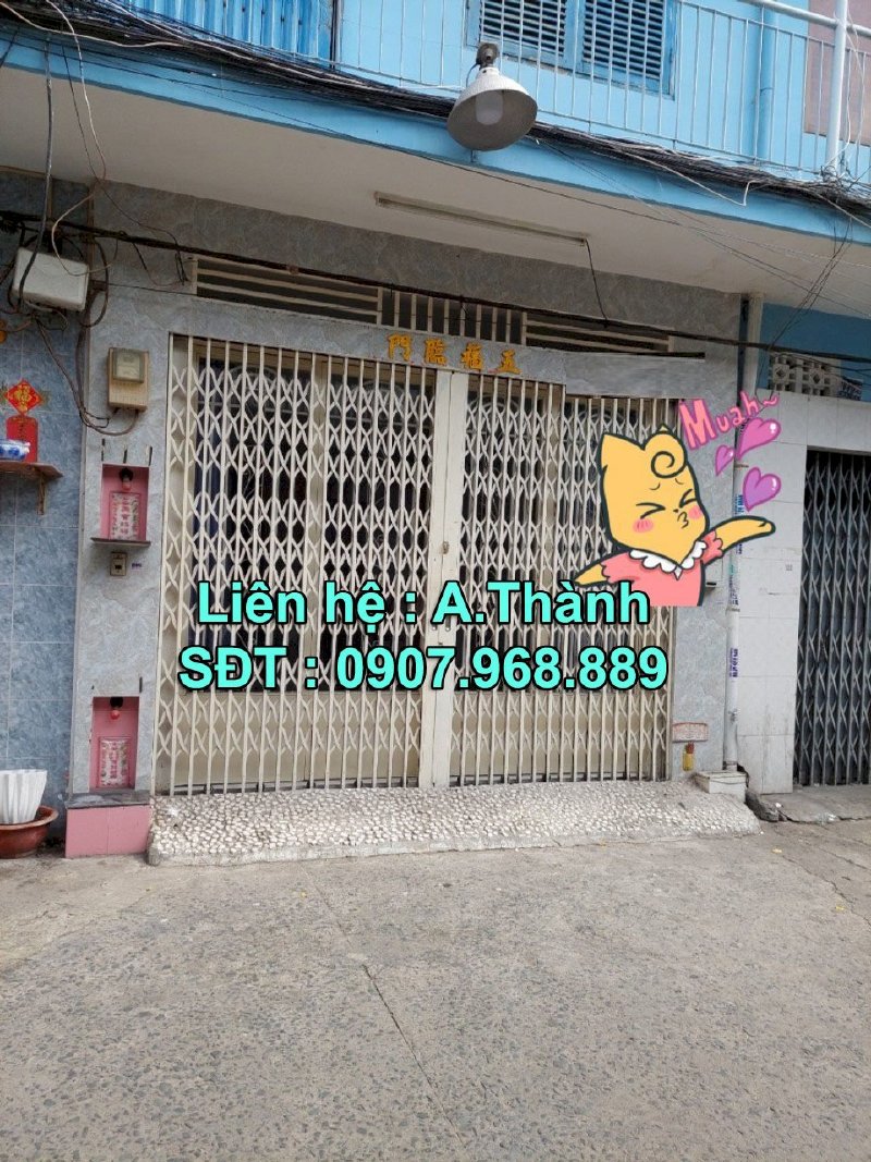 Nhà cho thuê 4m x 20m ,Đường Phạm Văn Chí