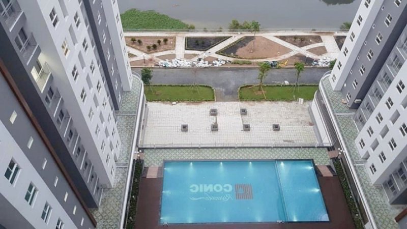 Căn hộ Conic Riverside Quận 8 view hồ bơi giá tốt trên thị trường