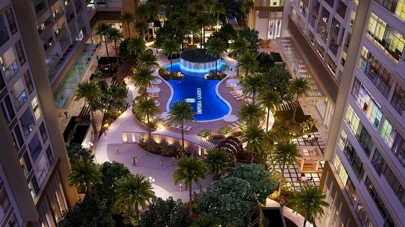 Chỉ với 3 tỷ căn hộ CC Imperia Garden Nguyễn Huy Tưởng, view bể bơi, nội thất sang trọng