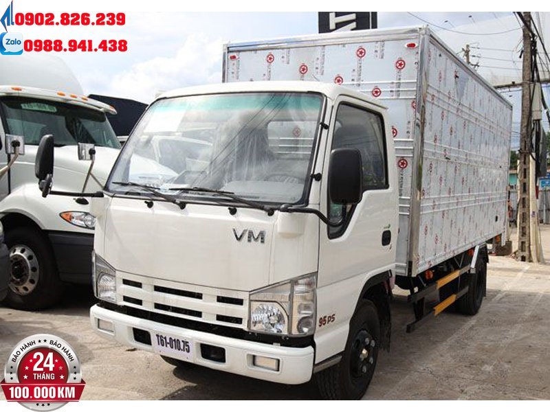 Xe tải Isuzu Vĩnh Phát 3.49t thùng dài 4.3m đời 2018 trả trước 100tr nhận xe