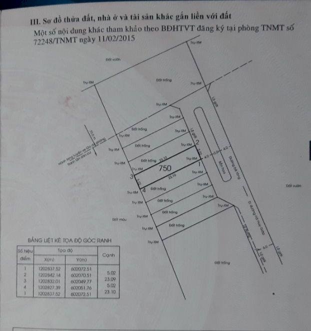 Bán Đất Thổ Cư Tại Đường Thạnh Lộc 37 Quận 12