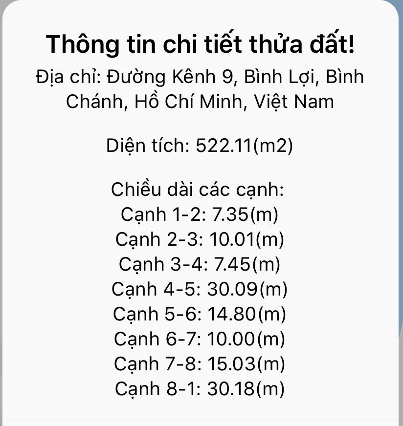 Đất Mặt Tiền Đường Vườn Thơm, DT 10x50, Thổ Cư, Sổ Hồng Riêng