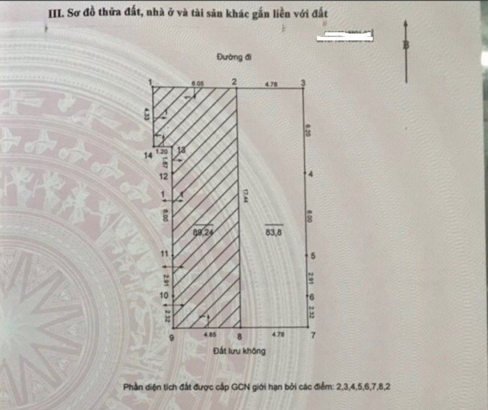 Bán đất đường 800A, dt 84m2, MT 5m, 2 mặt ngõ ô tô 4 chỗ vào được