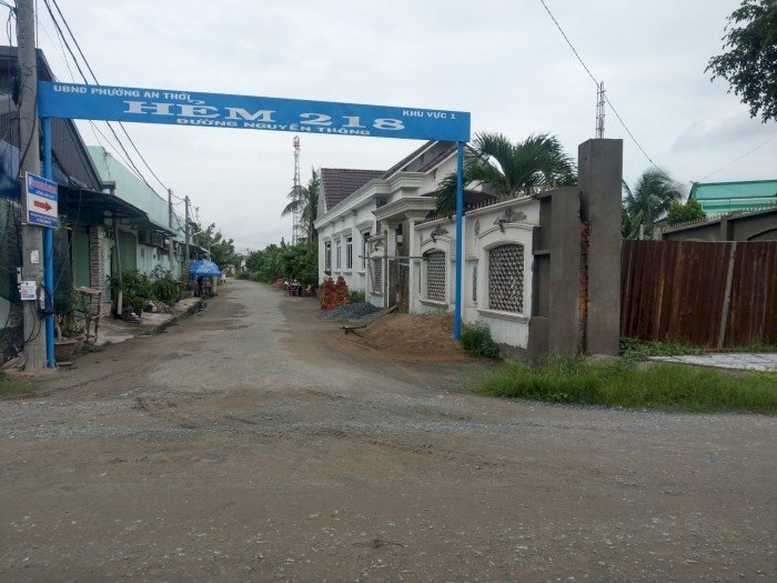 Nền Full Tc Hẻm 218 Nguyễn Thông, Bình Thủy, Cần Thơ.
