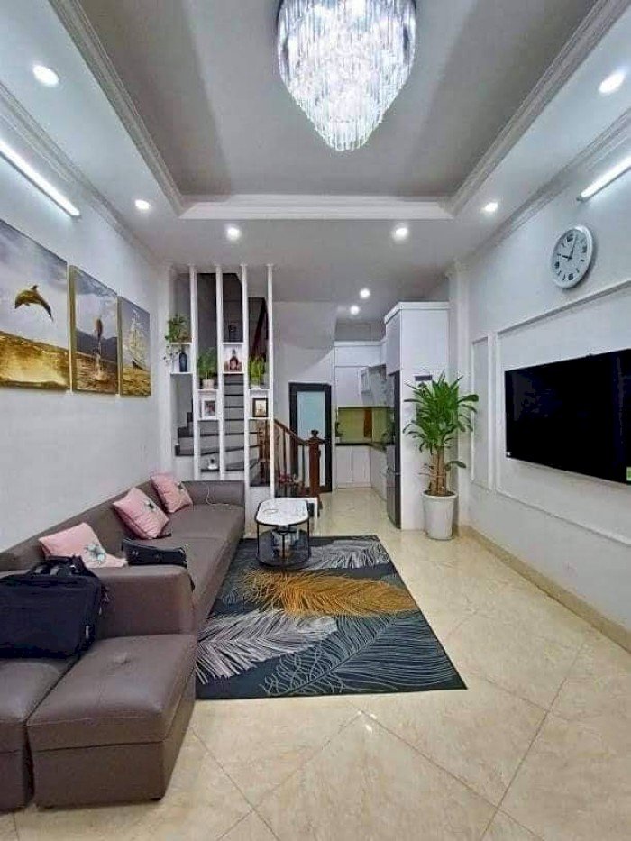 Bán nhà Kim Giang, Trần Hòa, 34m2*5T, ô tô chạy vòng quanh, full nội thất, gí