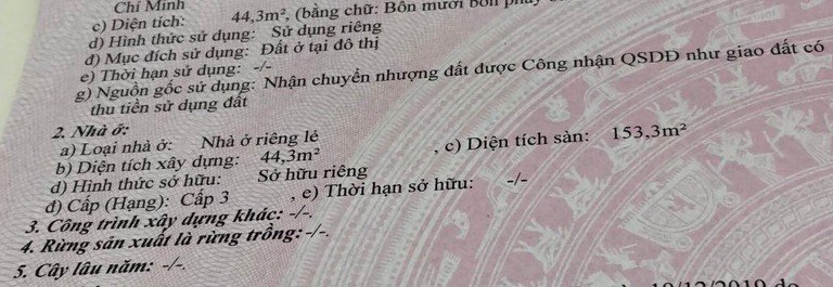 Nhà Hẽm Xe Hơi Đinh Tiên Hoàng, Phường 1, Bình Thạnh - Diện Tích 192 M² - Giá: 8 Tỷ