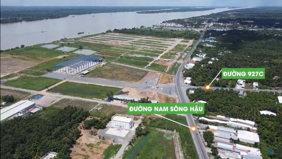 Cần Thơ: Đất Kđt 2 Mặt Tiền (sông Hậu – Ql 91) 80 – 100m2