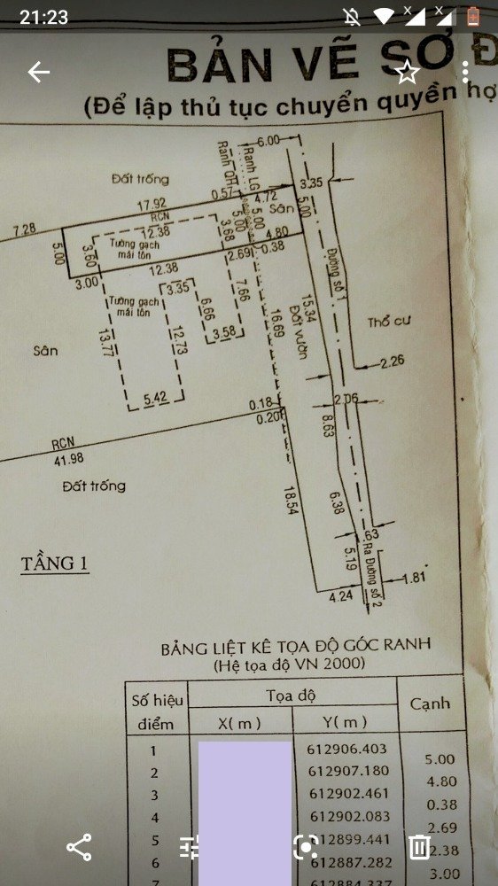 Bán đất Mặt tiền đường số 1 phường Tăng Nhơn Phú B Q.9