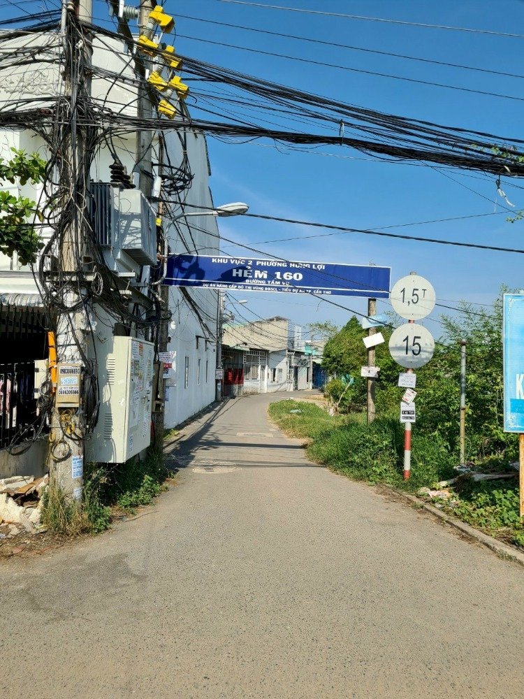 Bán nền thổ cư hẻm 160 Tầm Vu phường Hưng Lợi giá 2,350 tỷ