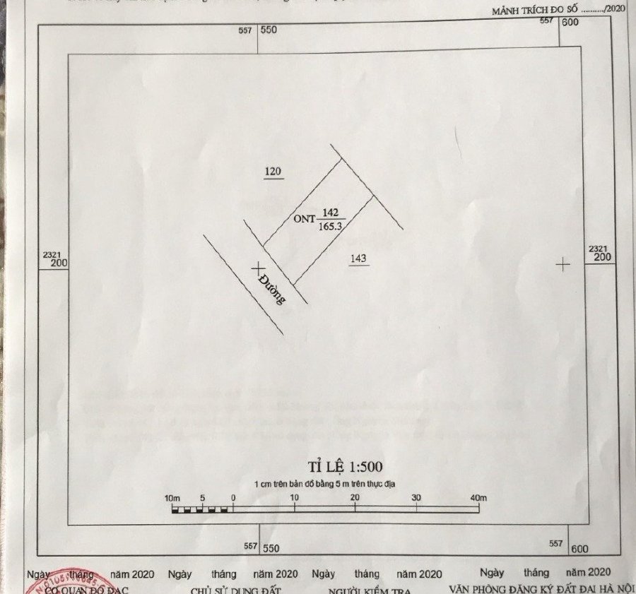 Đất tái định cư Vai réo (giáp bên Khu CNC & TTTM), dt 165m2 giá 11.8 triệu/m2 (Mặt tiền 8.8m)