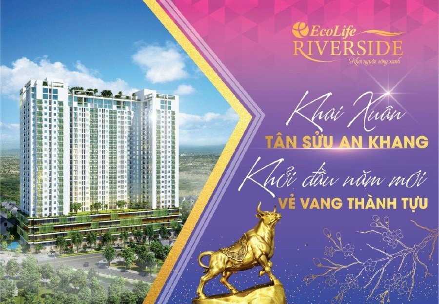 Căn hộ Xanh Ecolife Riverside Quy Nhơn, giá từ 974 triệu/căn