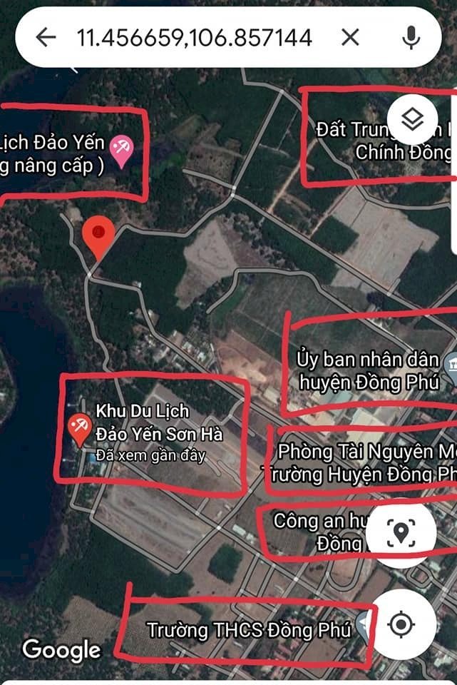 Đất Nền TTHC Huyện Đồng Phú 550trieu/125m2