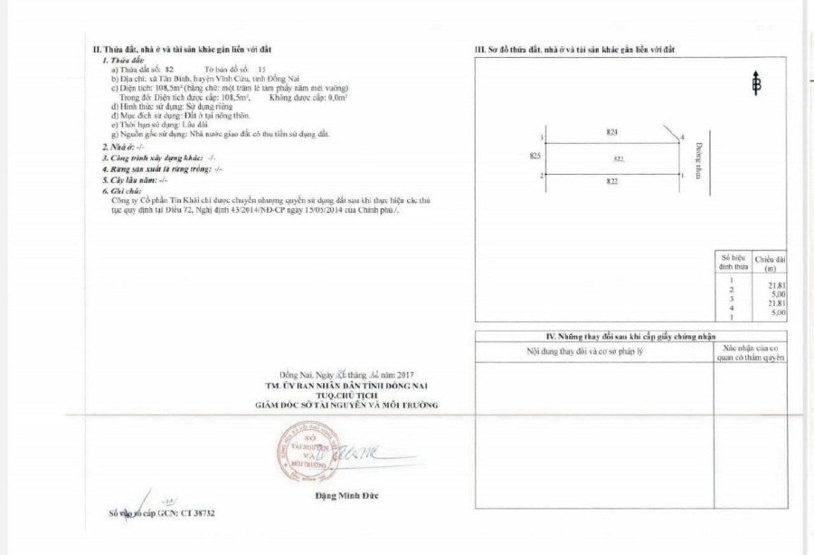 Đất Nền Sổ Đỏ Đồng Nai, Cách TP HCM Chỉ 25km