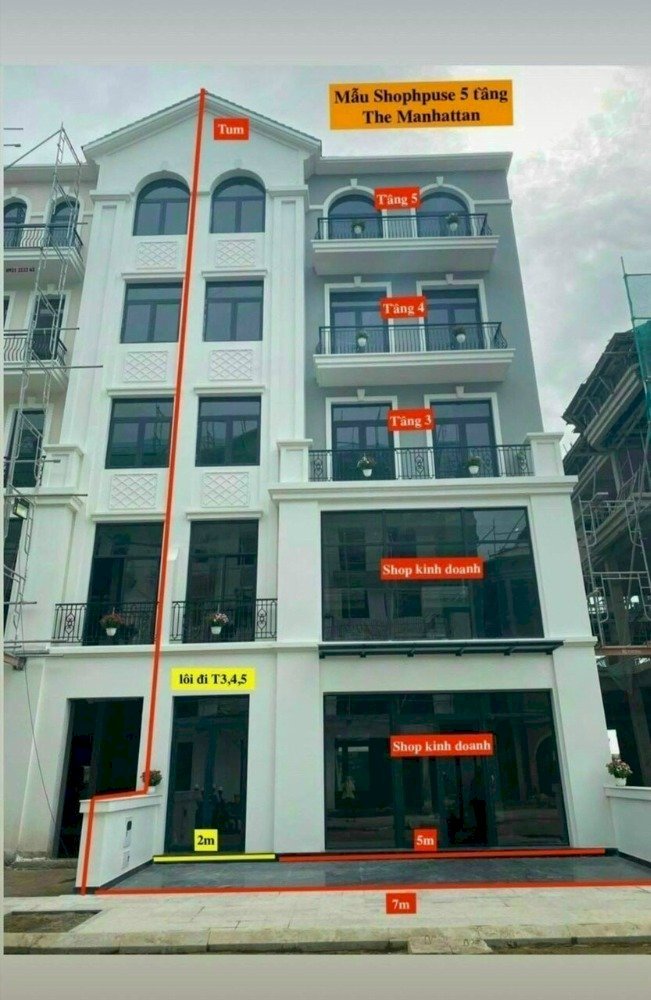 Cần bán Shophouse Manhattan Glory Vinhomes Q9, 84m2, giá 15 tỷ