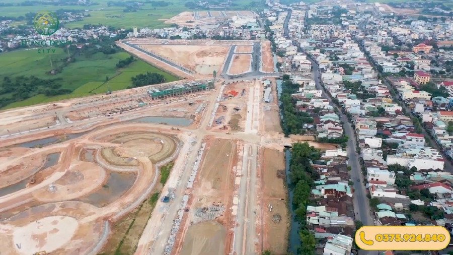 Mở bán đất dự án Hưng Định City An Nhơn, giá chỉ 26 triệu/m2