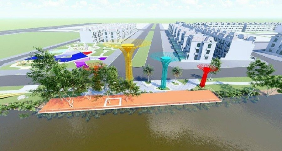 Đất nền dự án bến du thuyền 40% Lavilla Green City Tân an Long an