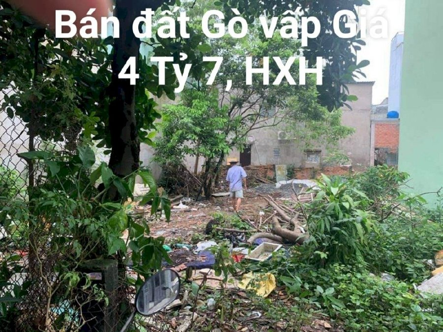 Bán đất HXH đường Phan Huy Ích, Phường 14, Gò Vấp - Giá 4.7 Tỷ